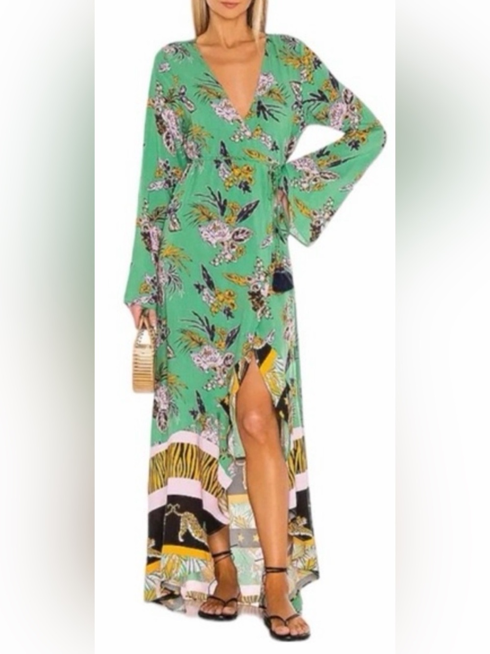 Maaji Herbaceous Moonbow Kimono Dress Cover Up